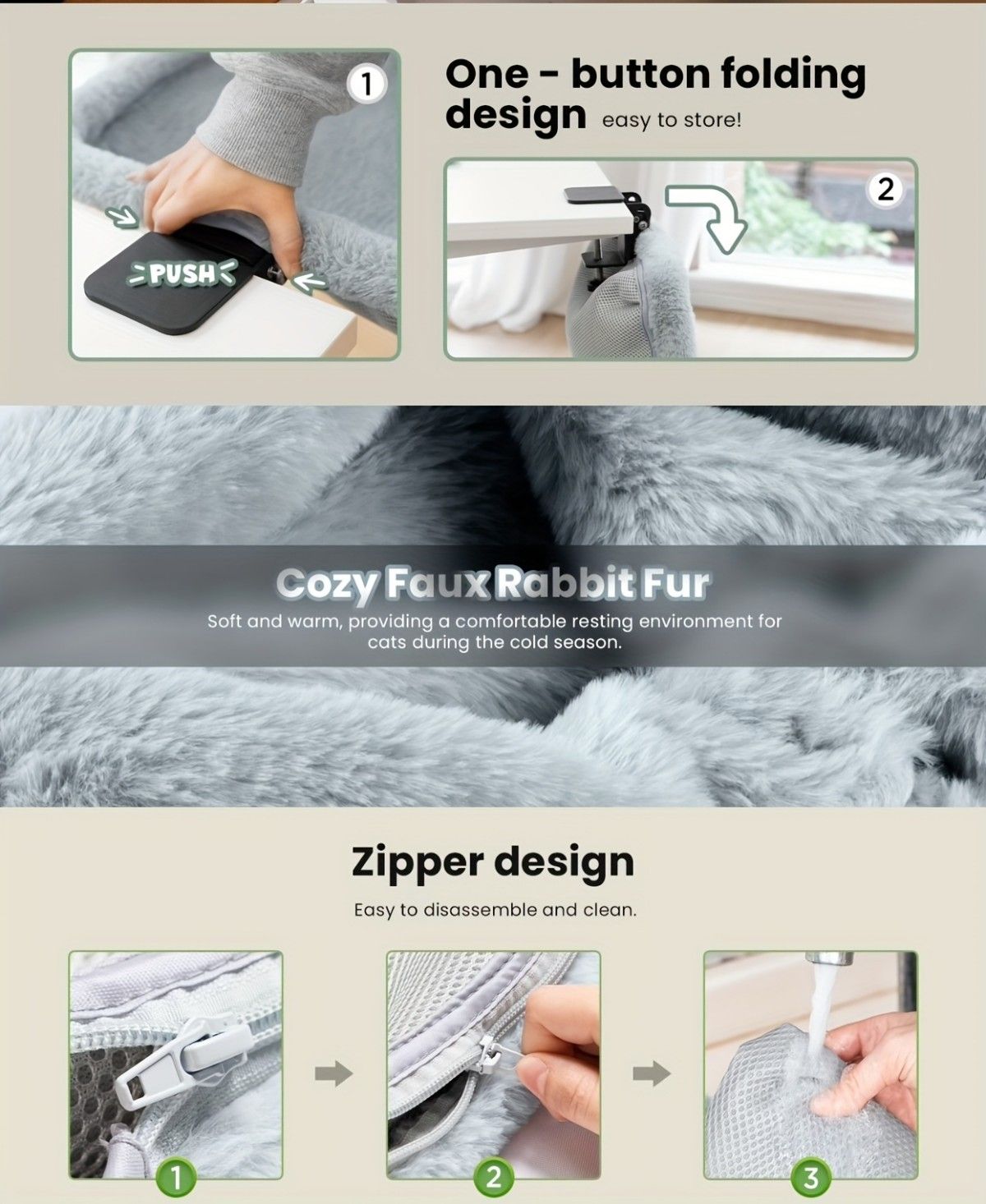 hanging cat bed, cat resting place, space - saving cat bed, cat furniture, high - quality cat bed