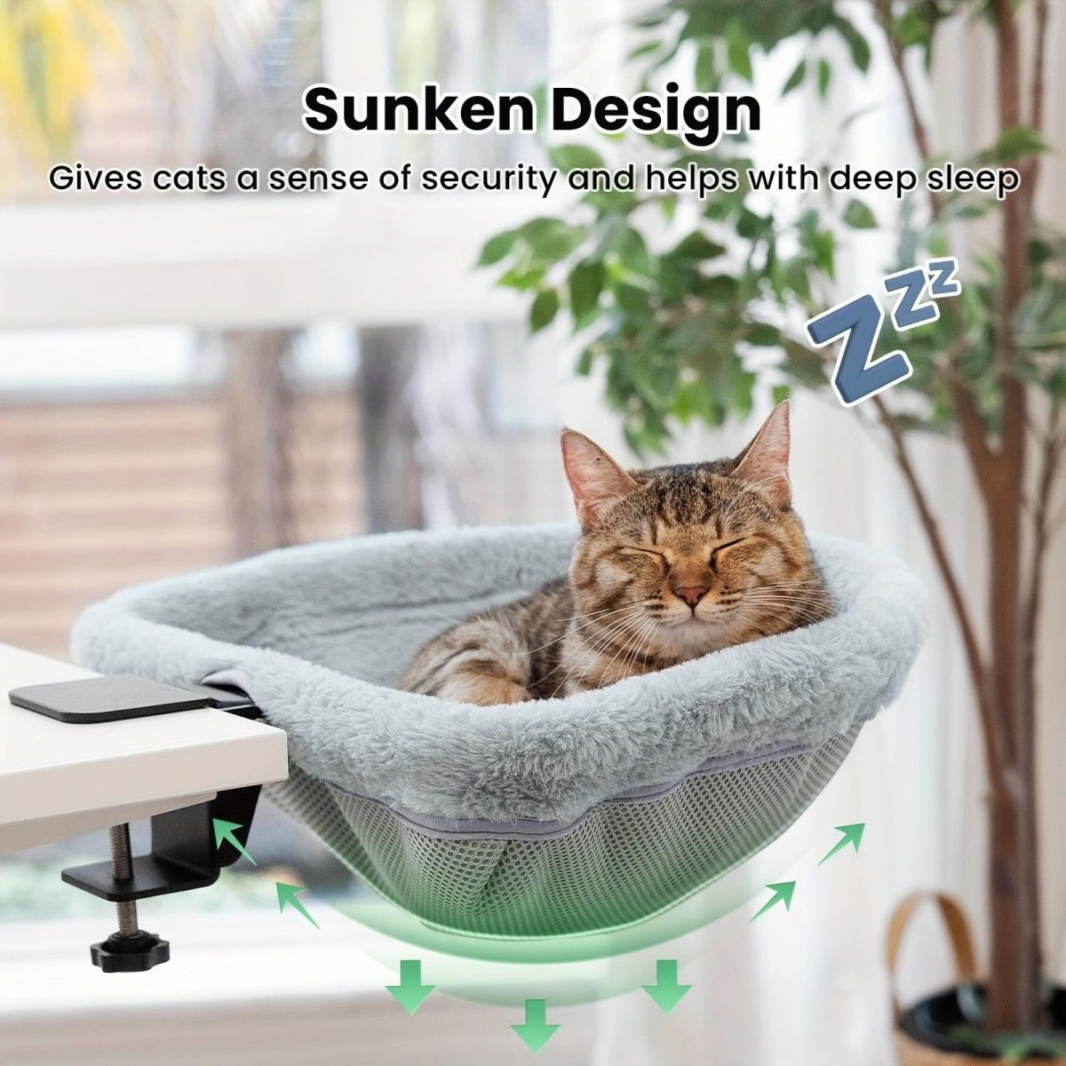 hanging cat bed, cat resting place, space - saving cat bed, cat furniture, high - quality cat bed