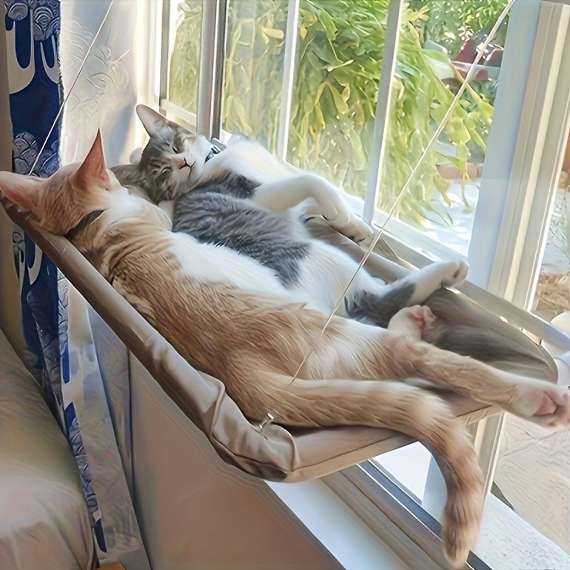 Discover Window-Mounted Cat Hammock – Cozy Sun Lounger for Australian Cats in Cat Furniture. • Ultra-soft, breathable fabric for year-round comfort in Australia